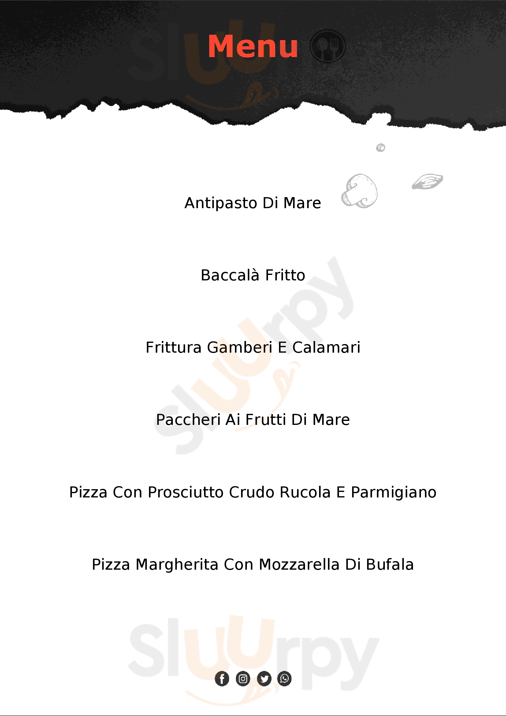 Ai Cappuccini Ristorante Pizzeria Sessa Aurunca menù 1 pagina