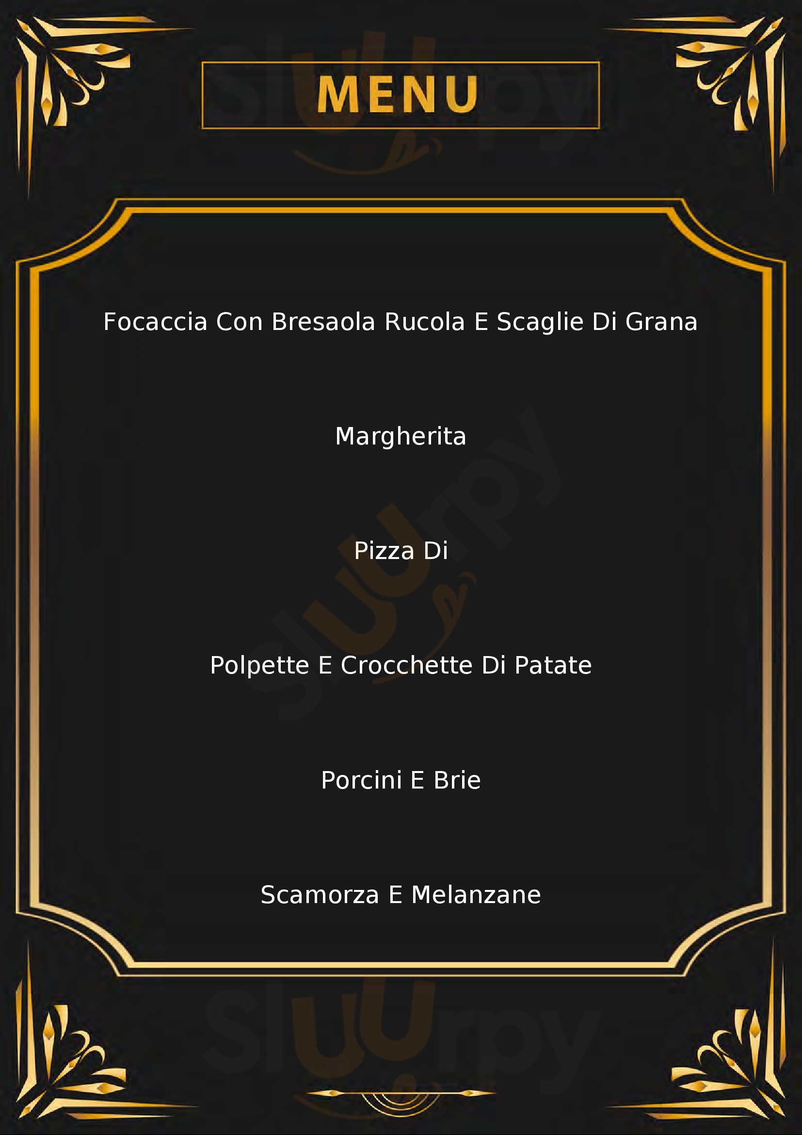 Pizzeria Rosticceria "Il Cortile" Martano menù 1 pagina