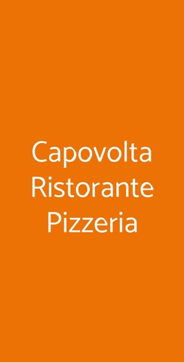 Capovolta Ristorante Pizzeria, Padova