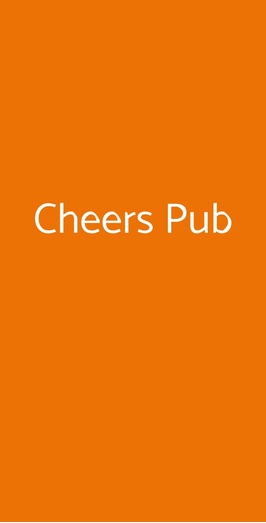 Cheers Pub, Tombolo
