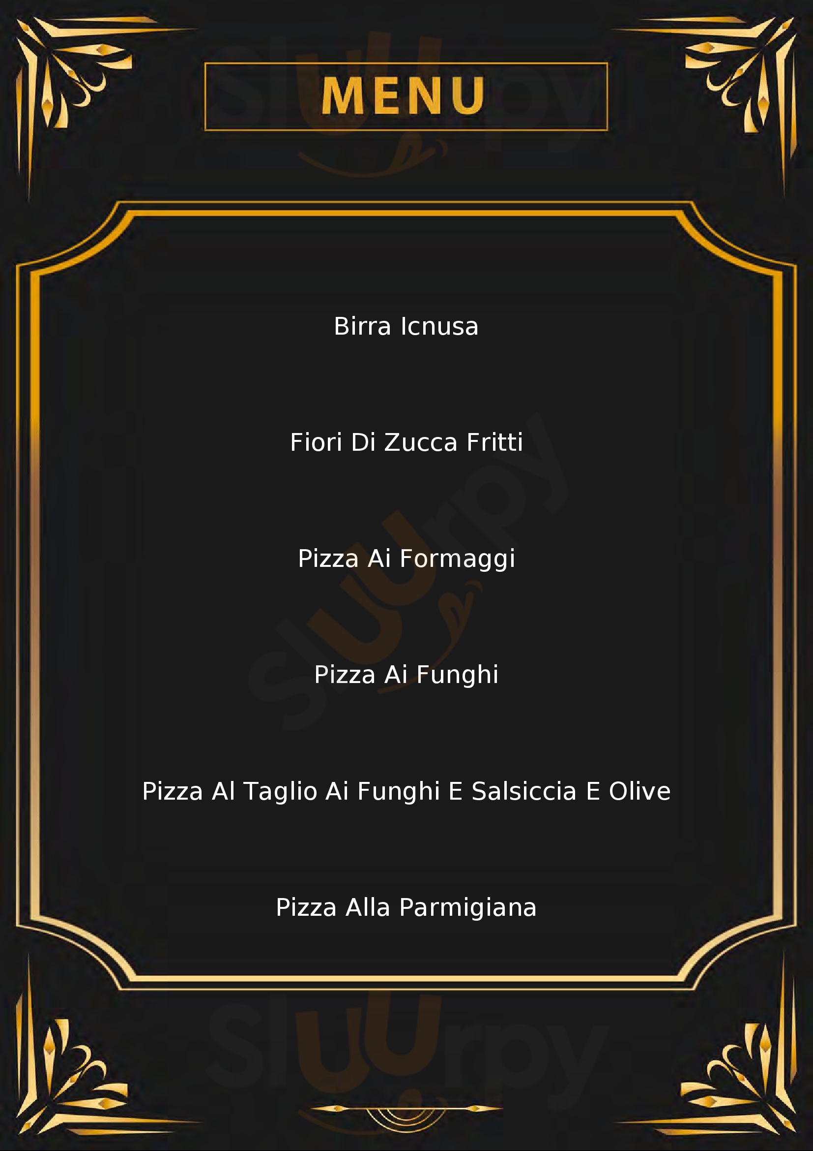 Pizzeria Edoardo Marta menù 1 pagina