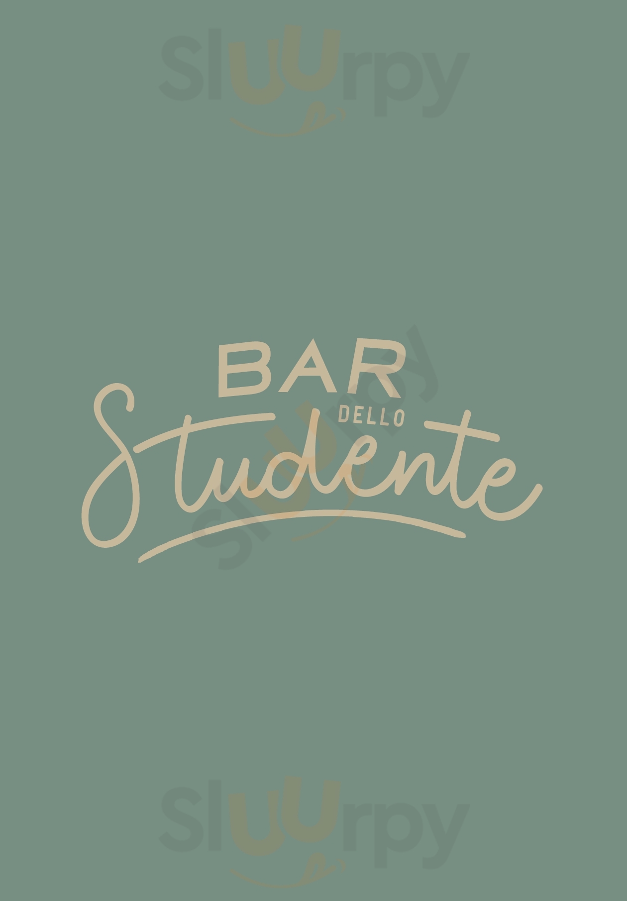 Bar dello studente Trani menù 1 pagina