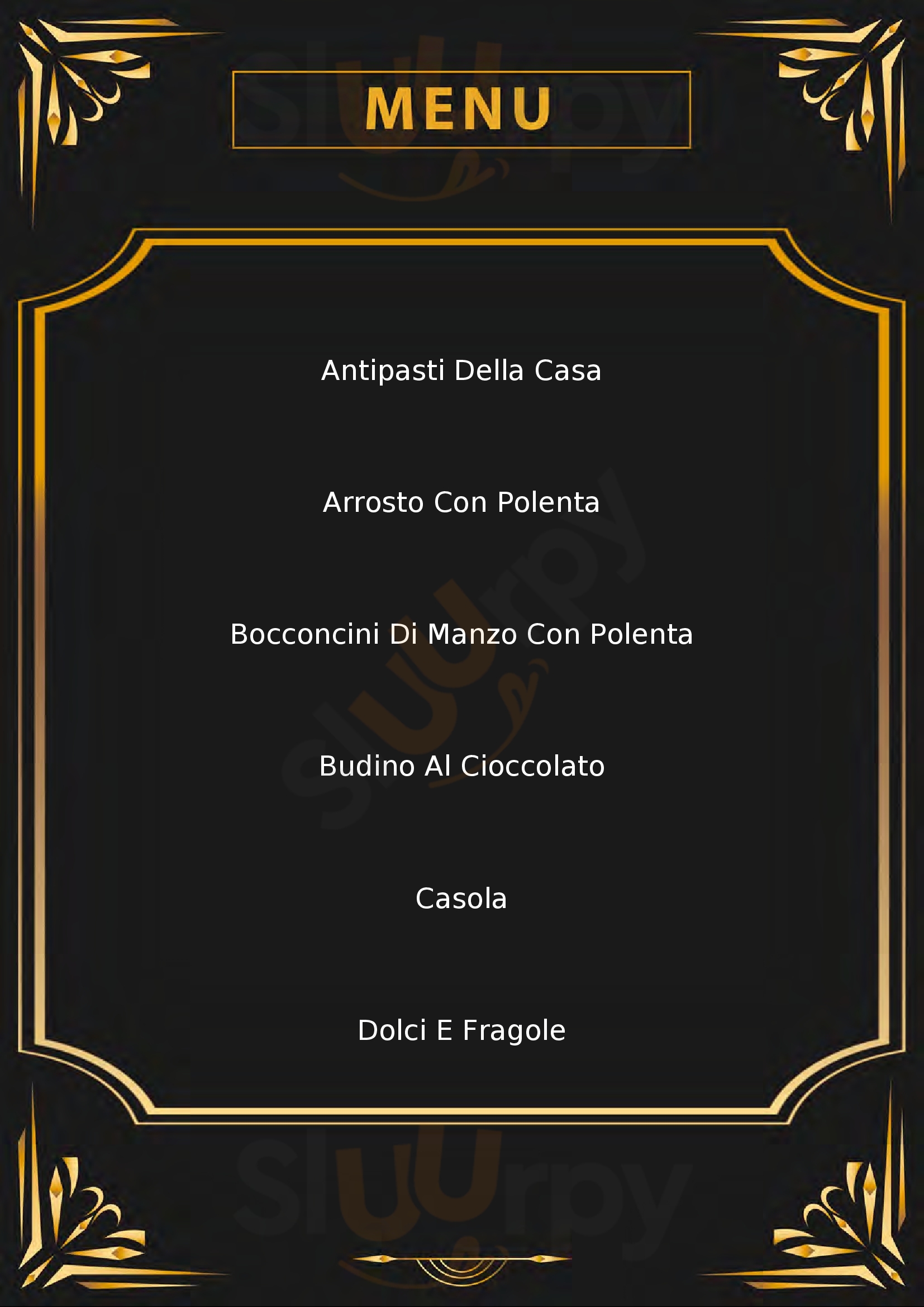 Osteria Cantina Bellini Castelli Calepio menù 1 pagina