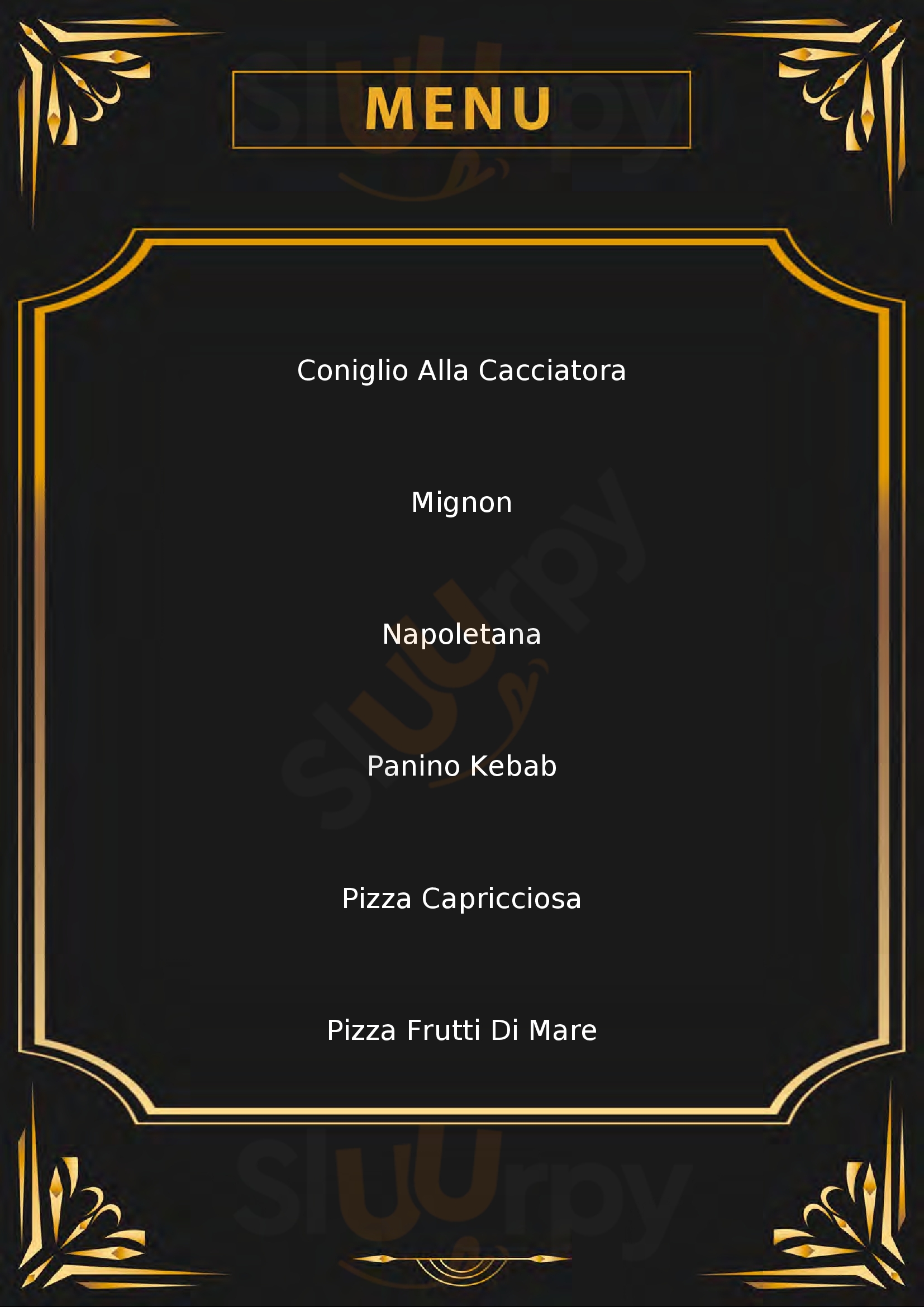 Pizzeria Sapori Di Sicilia Lascari menù 1 pagina