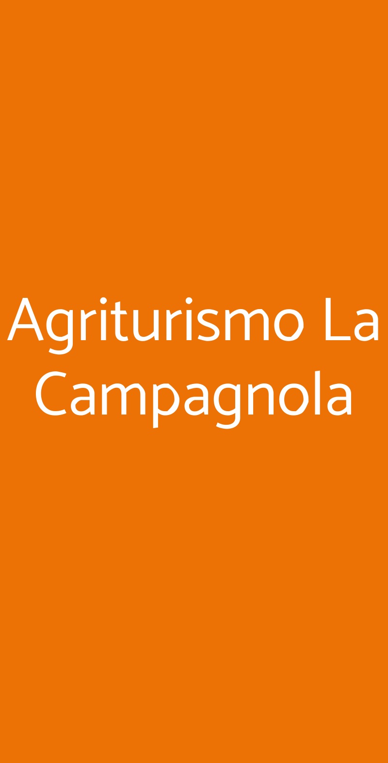 Agriturismo La Campagnola Rovolon menù 1 pagina