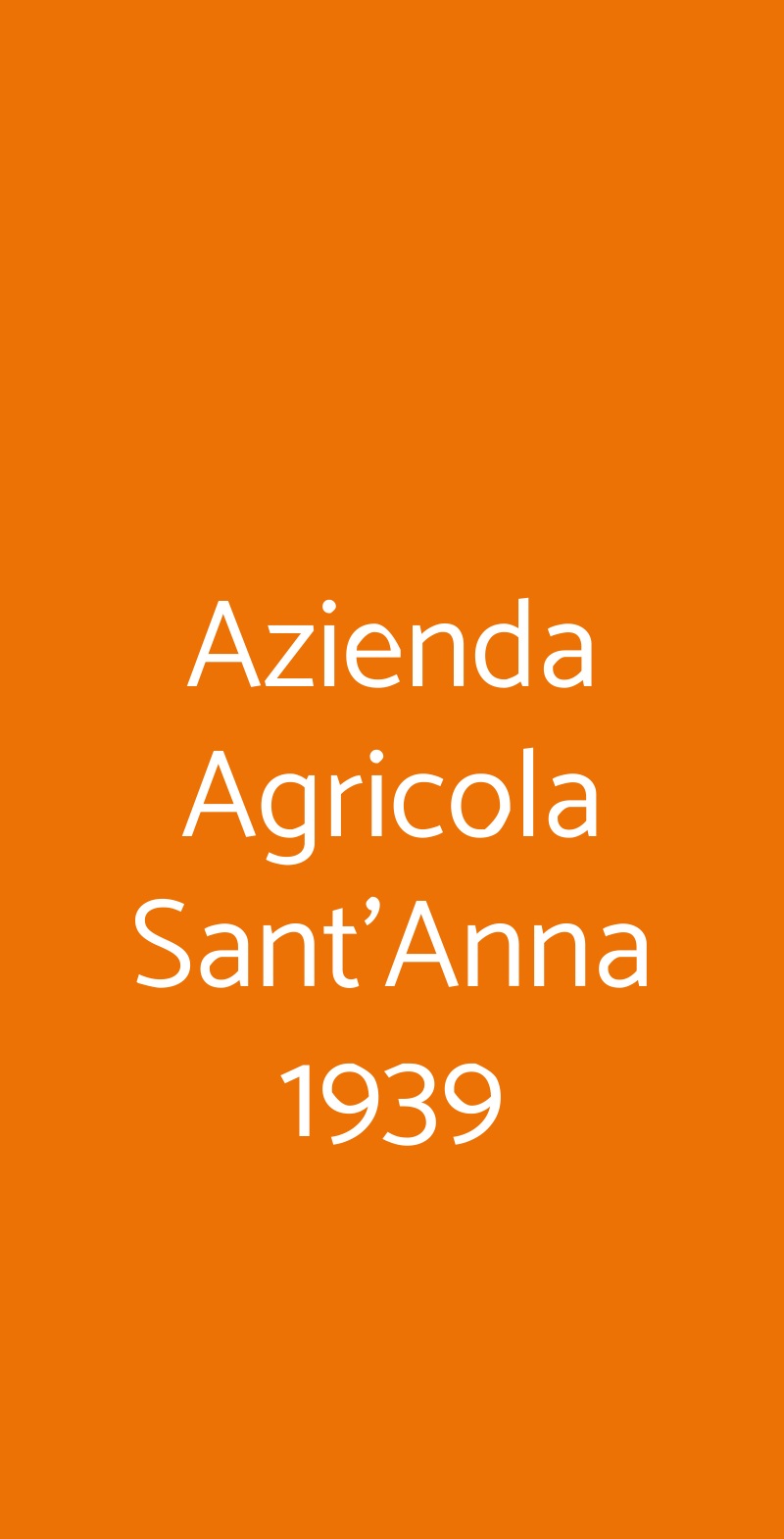Azienda Agricola Sant'Anna 1939 Eupilio menù 1 pagina