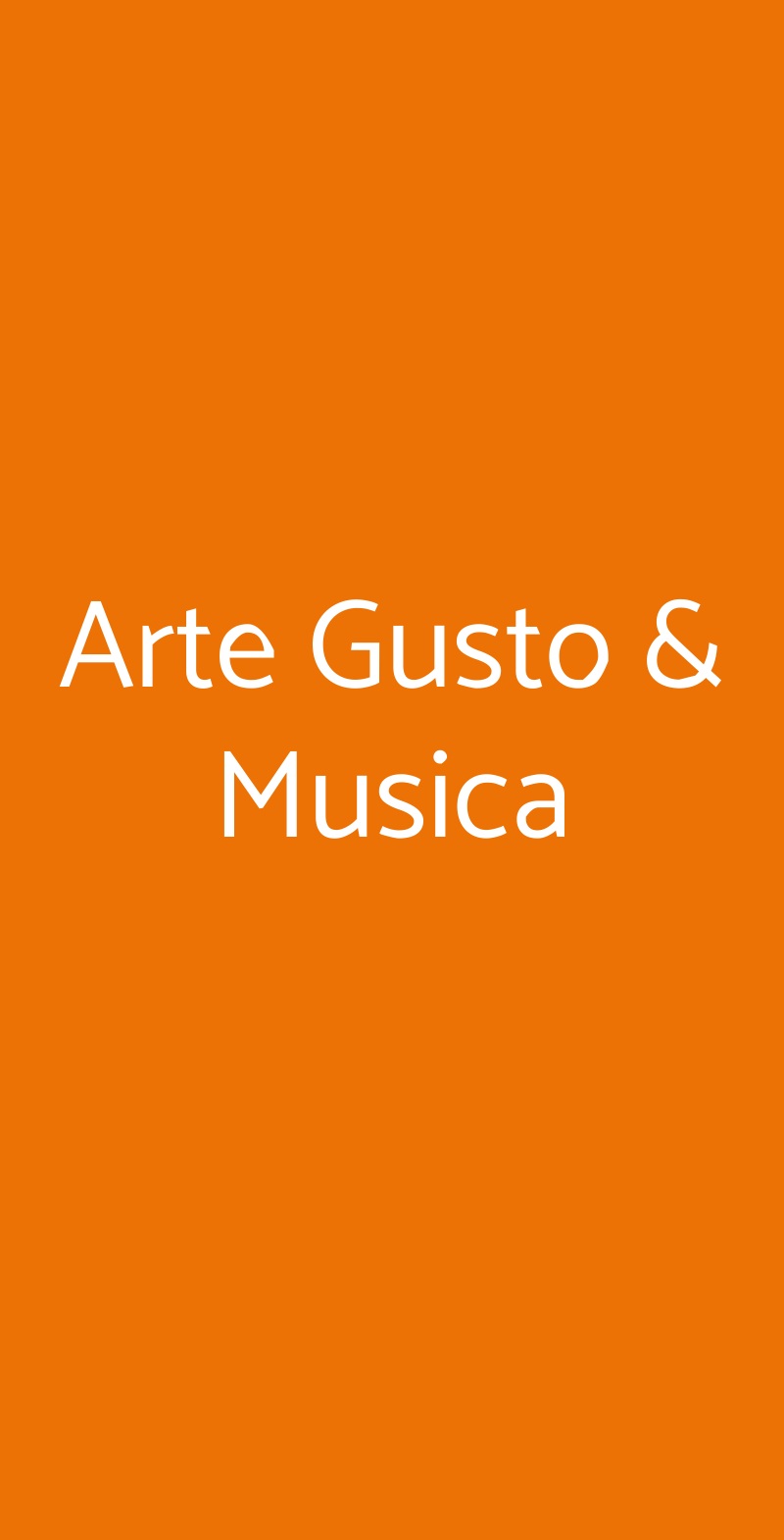 Arte Gusto & Musica Mozzate menù 1 pagina