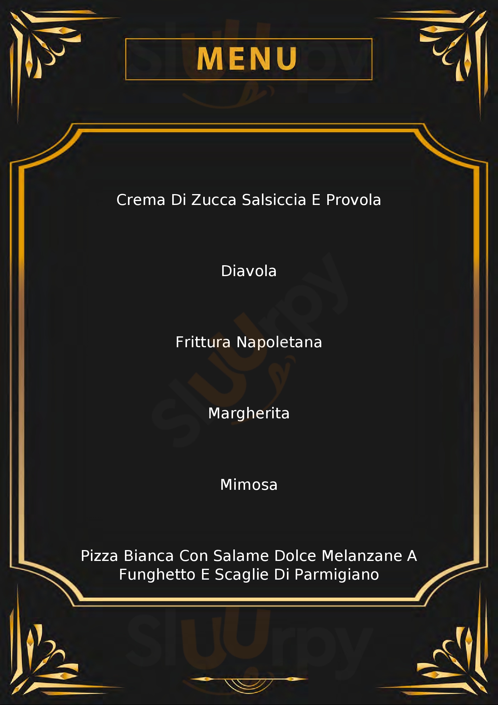 La Pala D'Oro Risto Pizza Paninoteca Parete menù 1 pagina