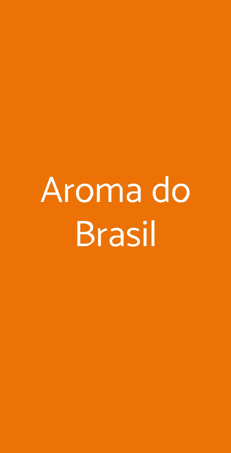 Aroma do Brasil Legnaro menù 1 pagina