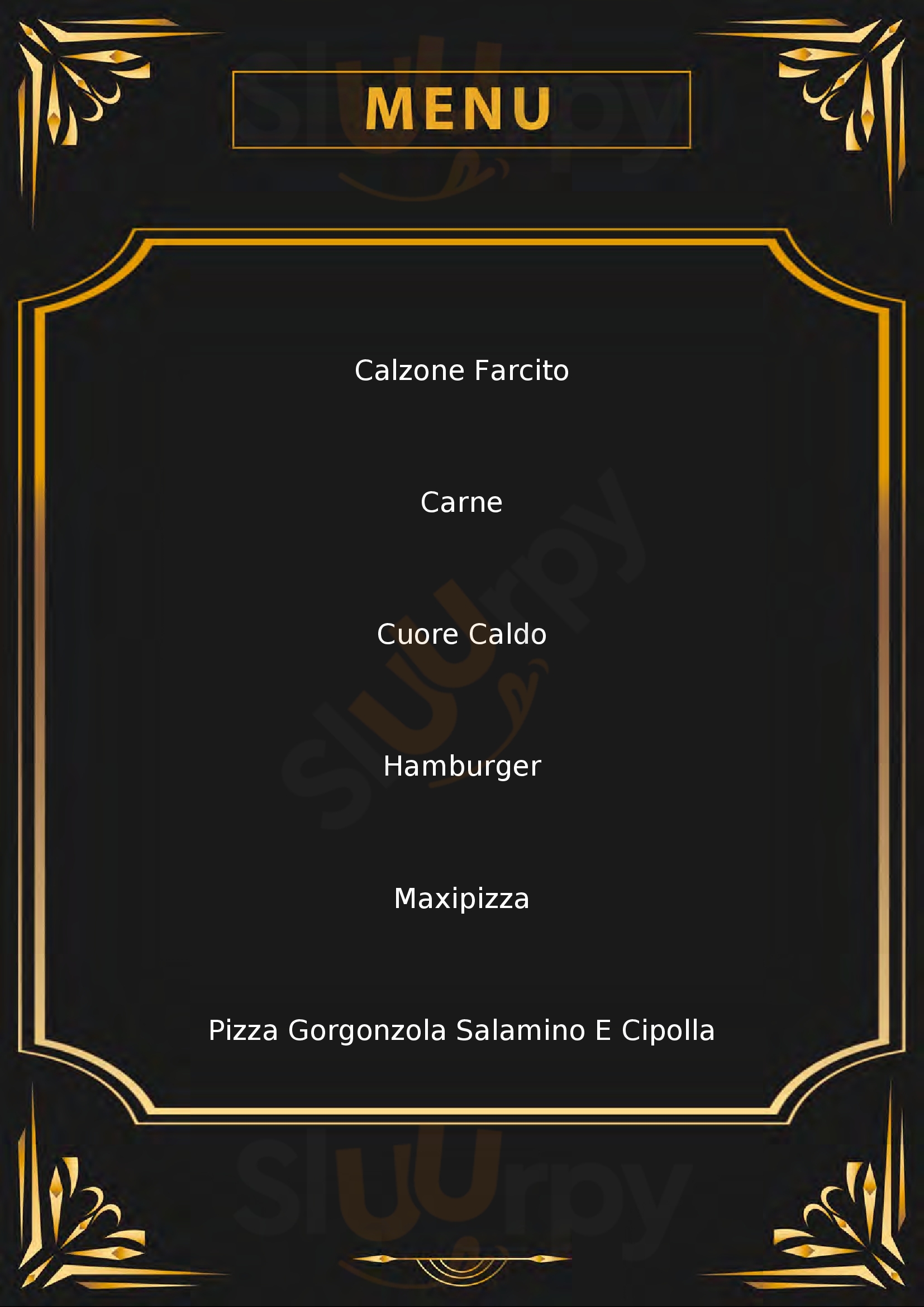 Pizzeria Mezzaluna Orciano Pisano menù 1 pagina