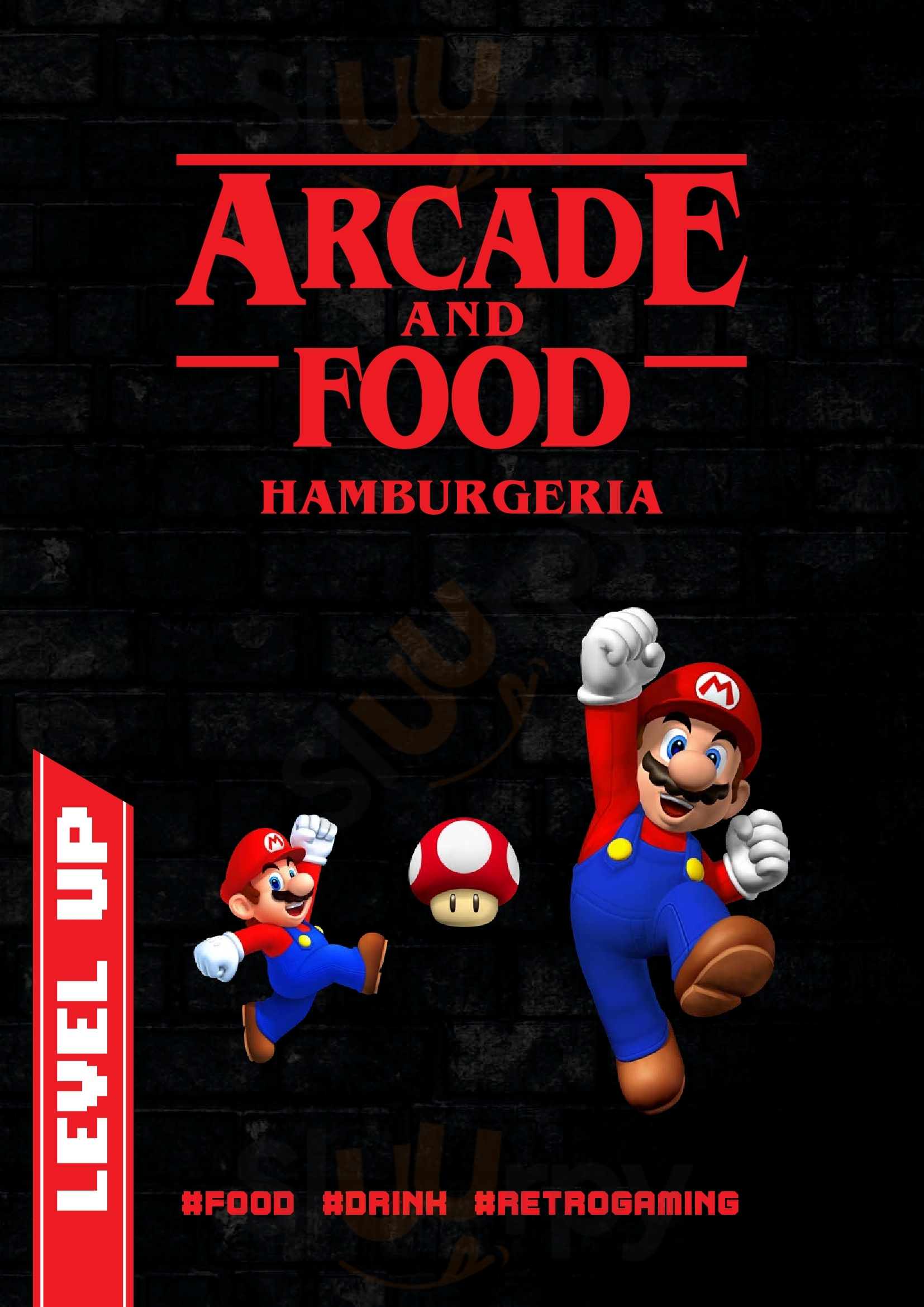 Arcade and Food Roma menù 1 pagina