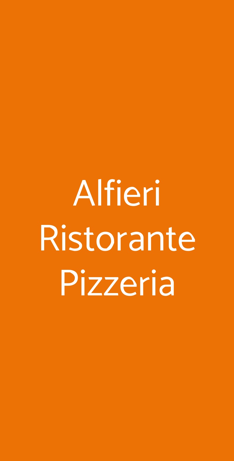 Alfieri Ristorante Pizzeria Magliano Alfieri menù 1 pagina