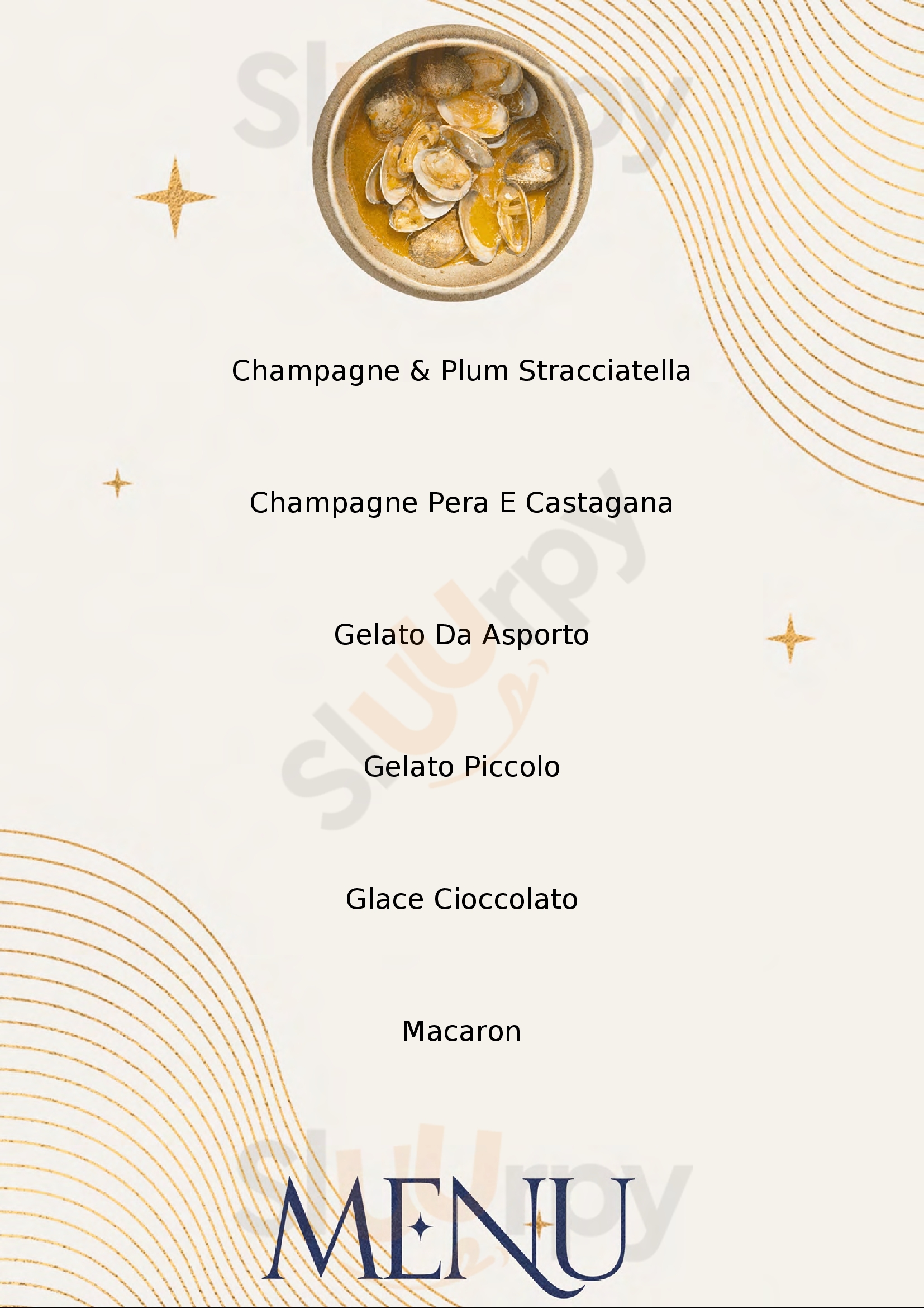Cerdini & Quenardel - Gelato e Champagne Milano menù 1 pagina