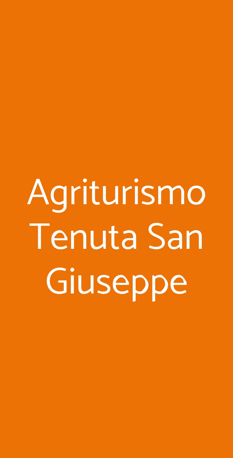 Agriturismo Tenuta San Giuseppe Rocchetta Belbo menù 1 pagina