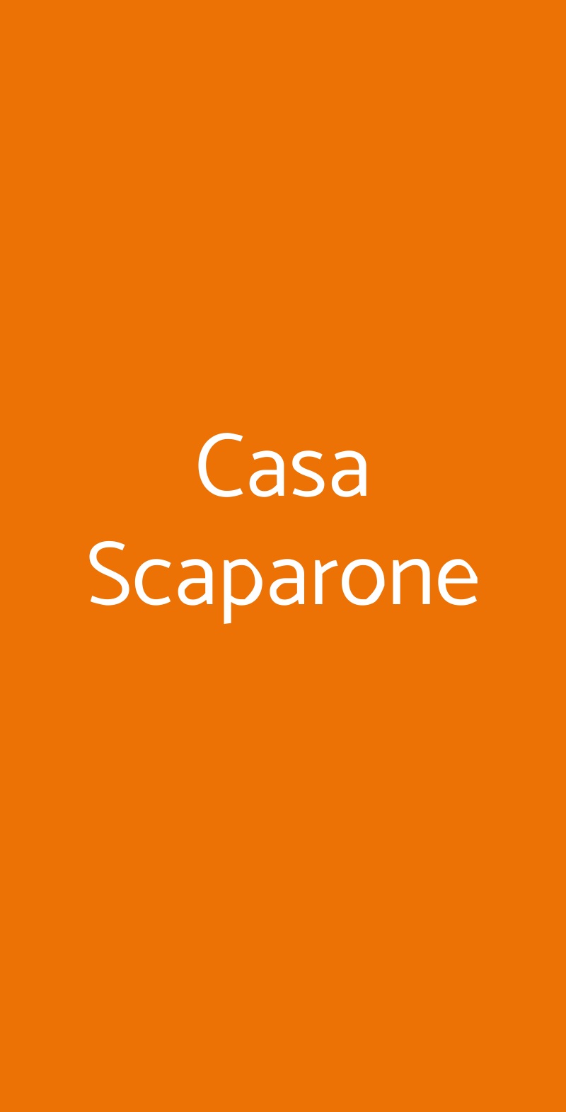 Casa Scaparone Alba menù 1 pagina