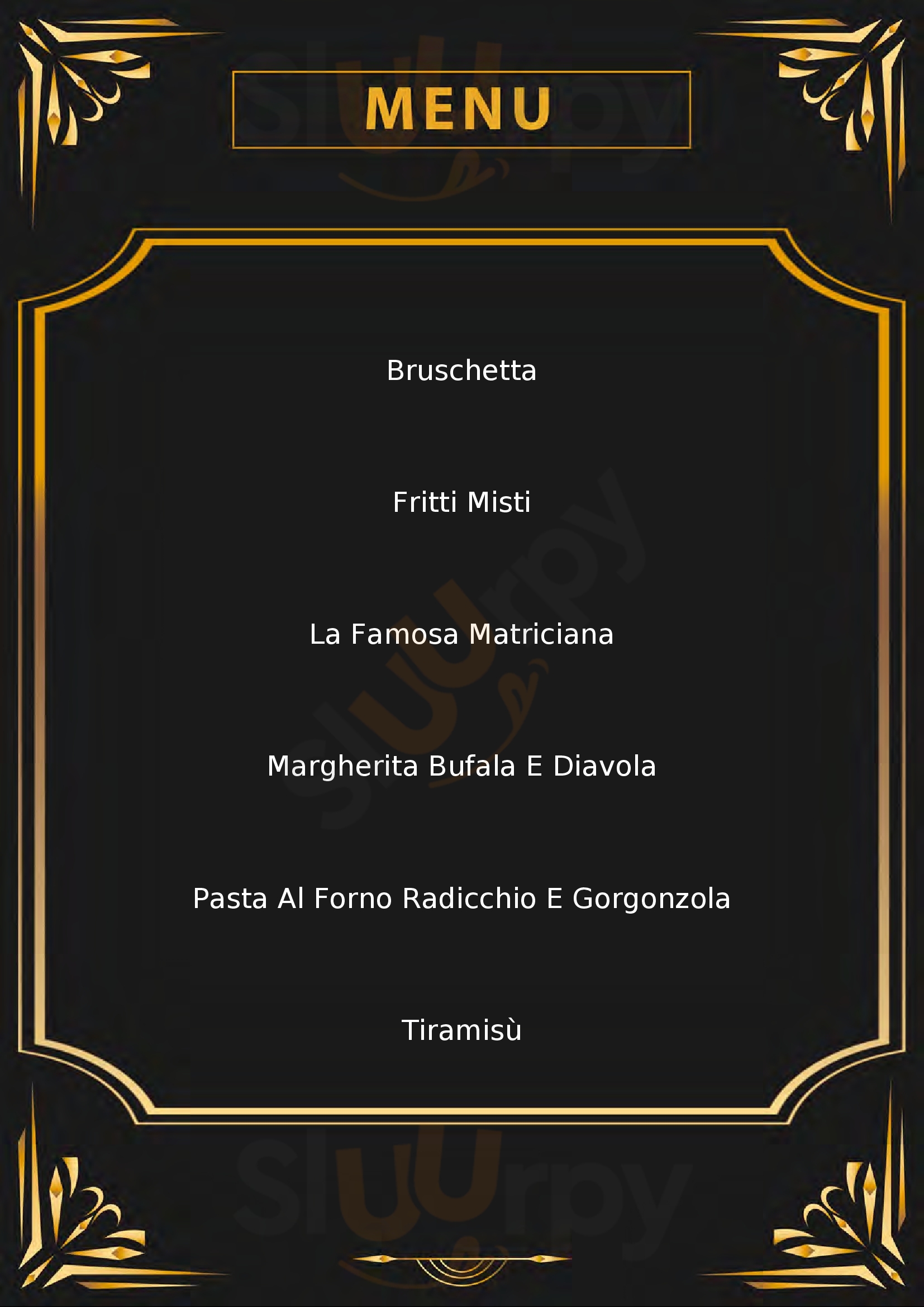 Osteria Pizzeria Trionfale Roma menù 1 pagina