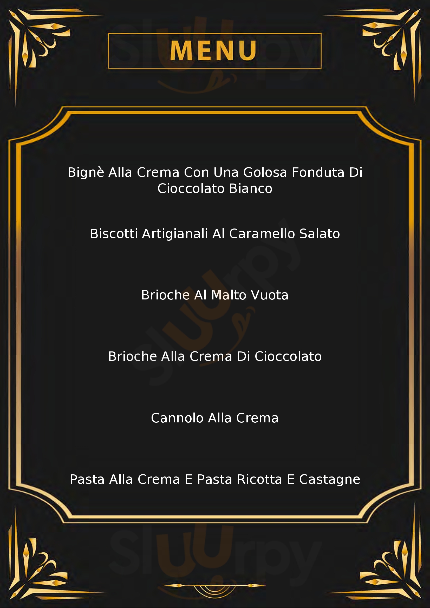 Pasticceria Simi Massa menù 1 pagina