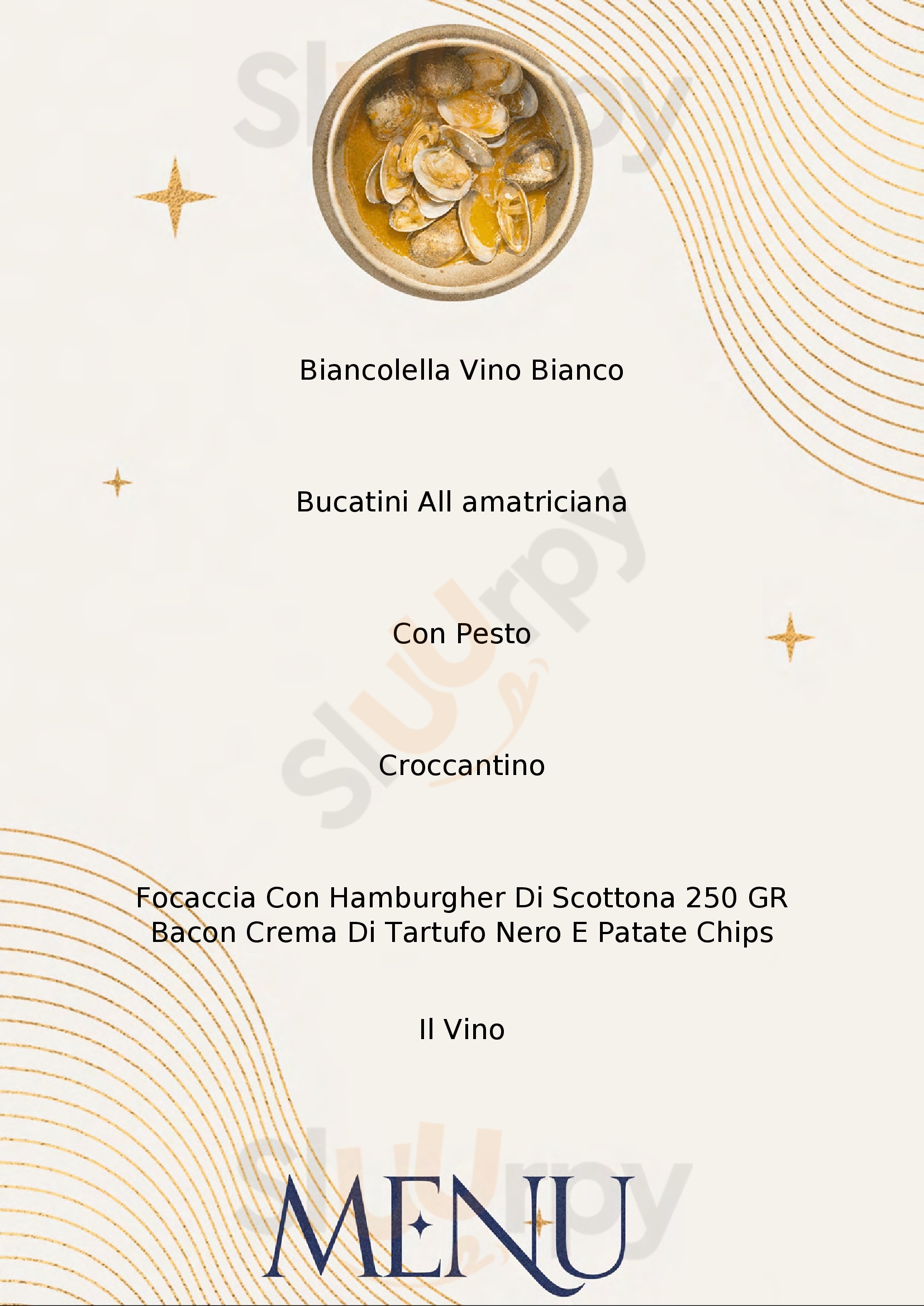Mapè - Vino & Cucina Lusciano menù 1 pagina