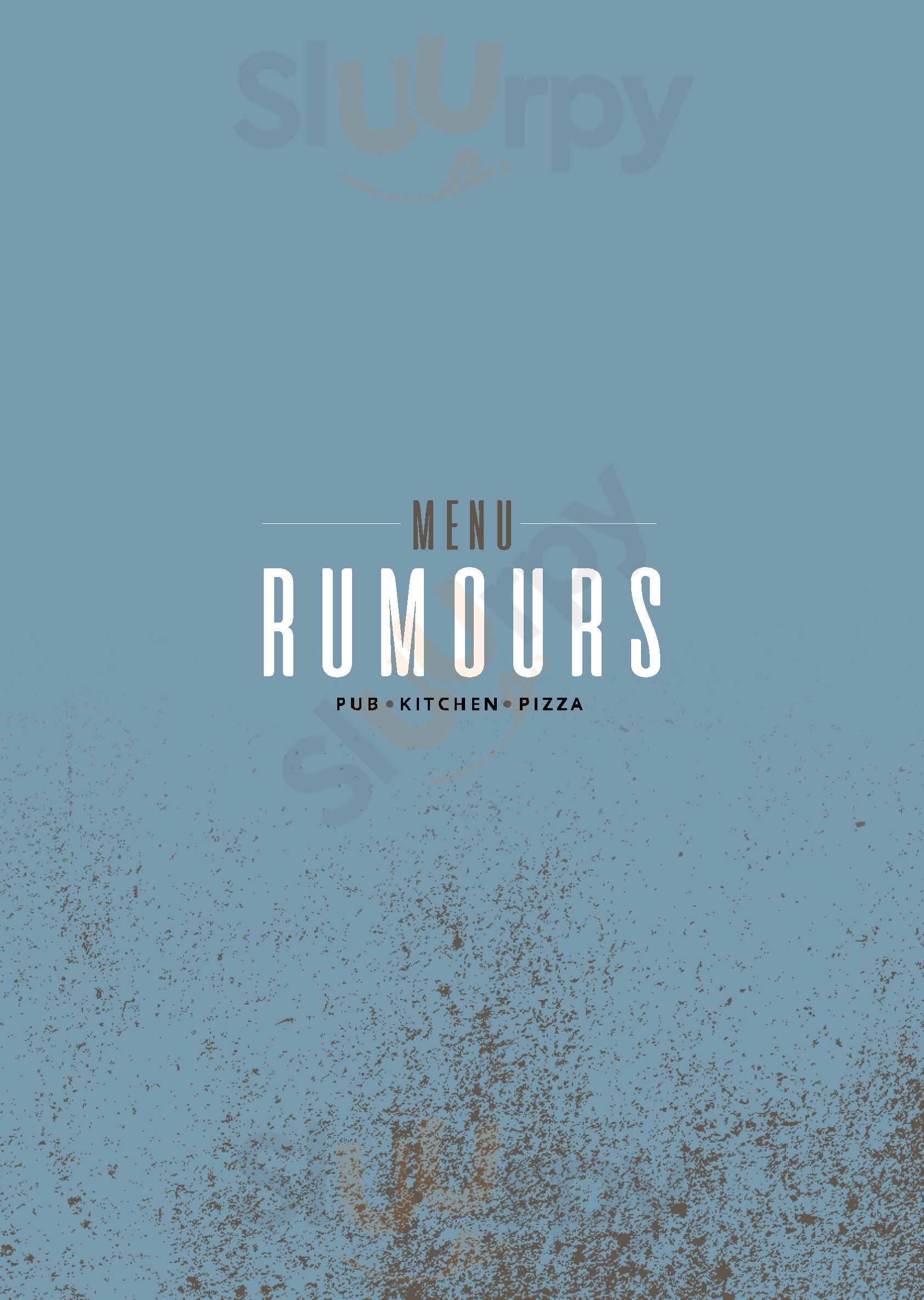 Rumours Sarno menù 1 pagina