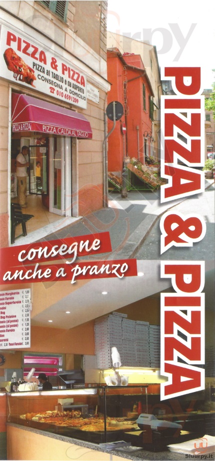 PIZZA & PIZZA Genova menù 1 pagina