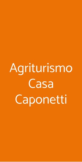 Agriturismo Casa Caponetti, Tuscania