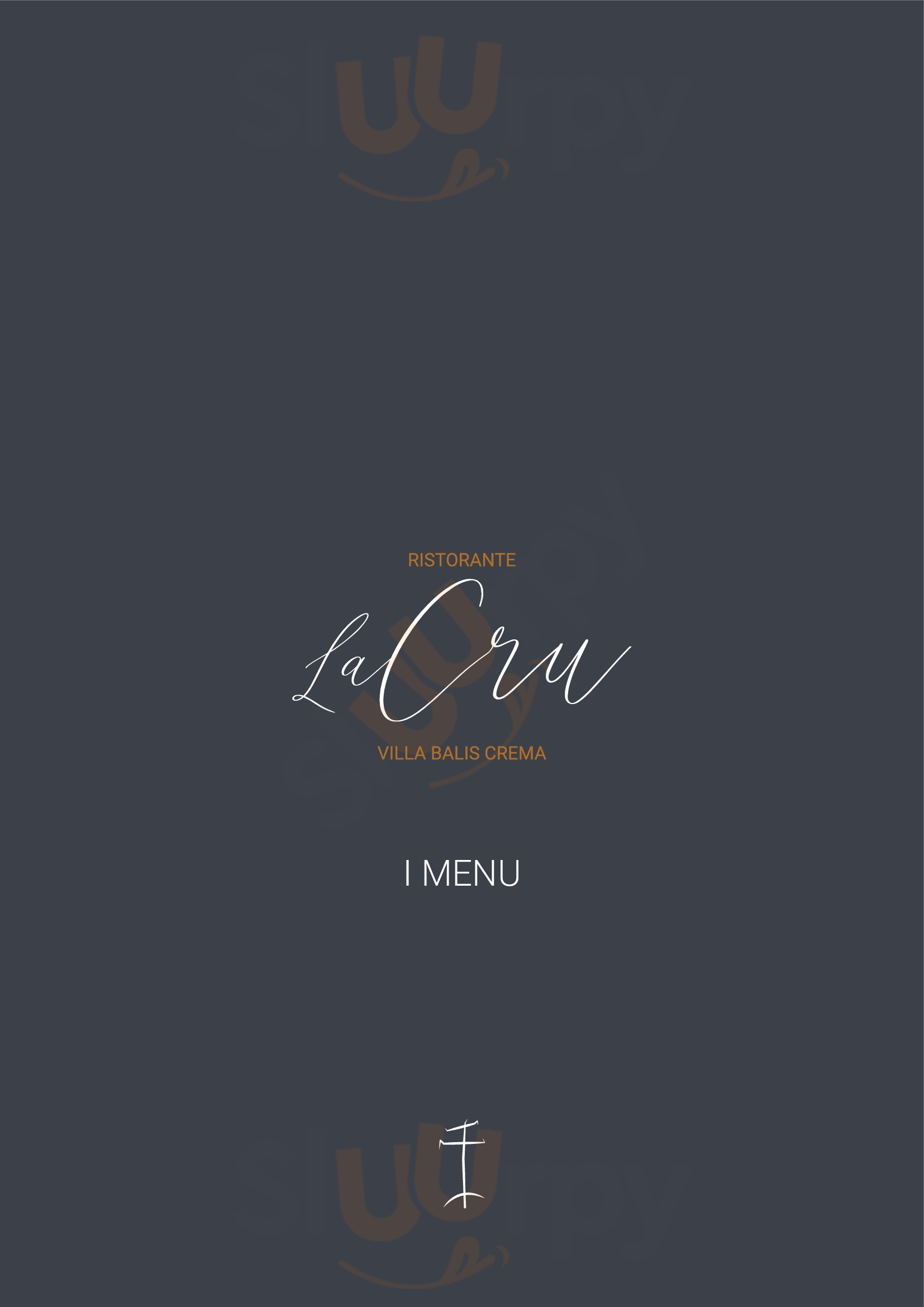 Ristorante La Cru Romagnano menù 1 pagina