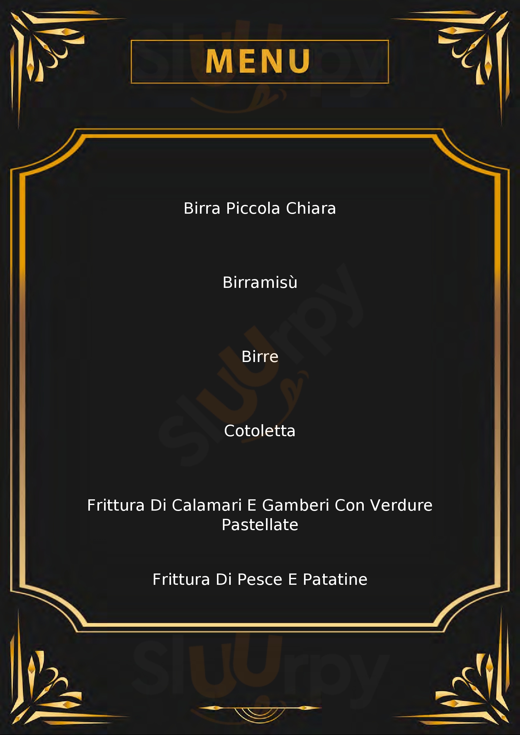 The Birra San Vittore Olona menù 1 pagina