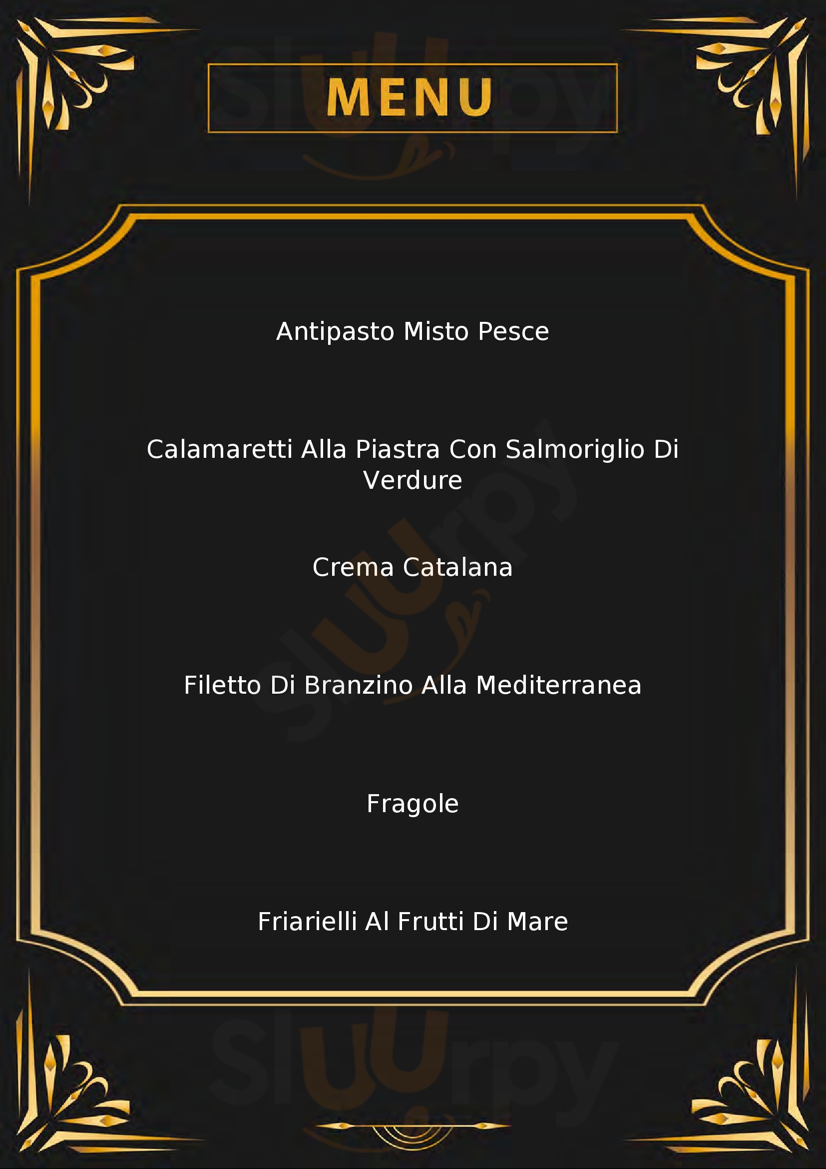 Ristorante Pizzeria Capri’ Pontenure menù 1 pagina
