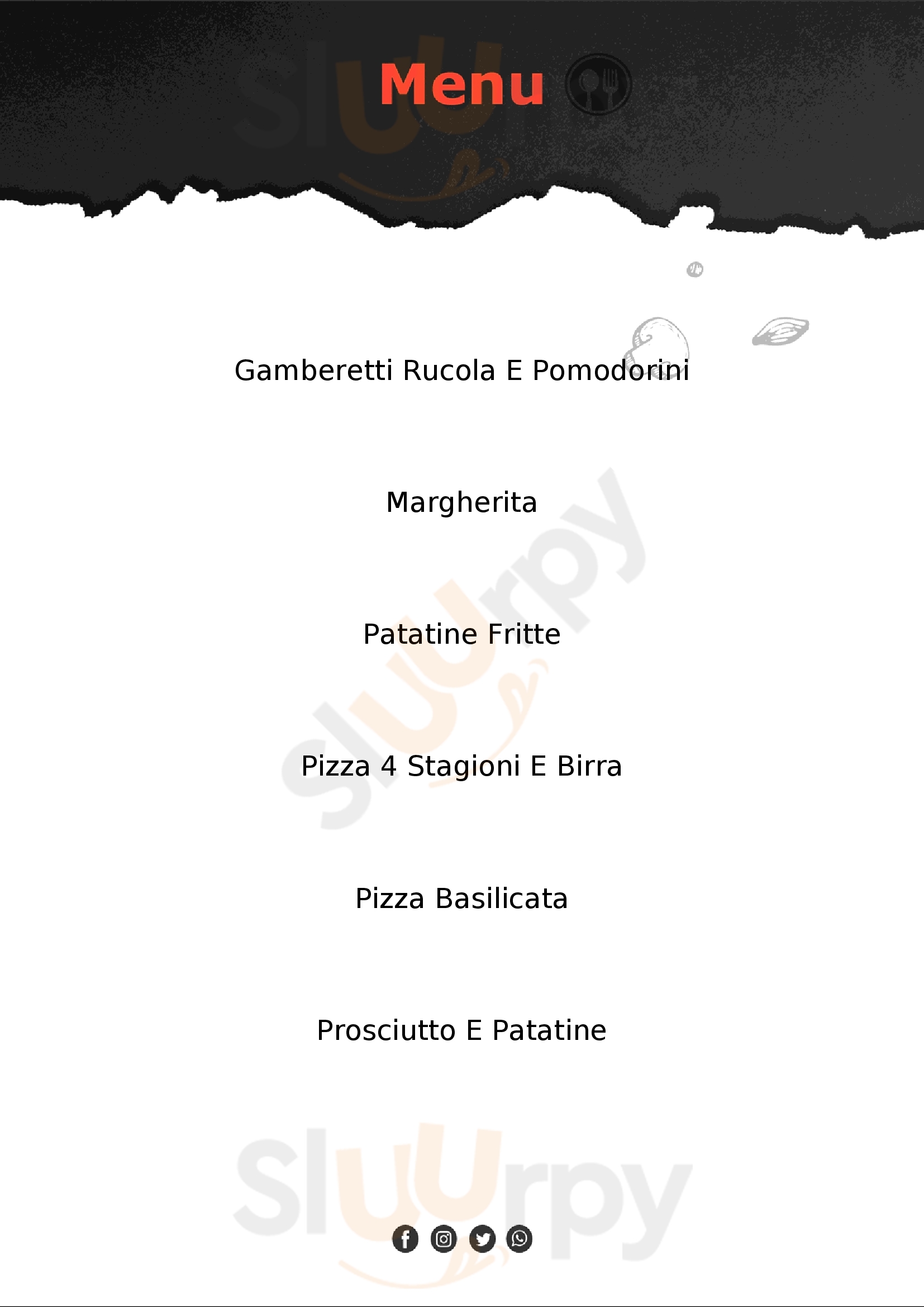 Delo's Pizza & Street Food Vittuone menù 1 pagina