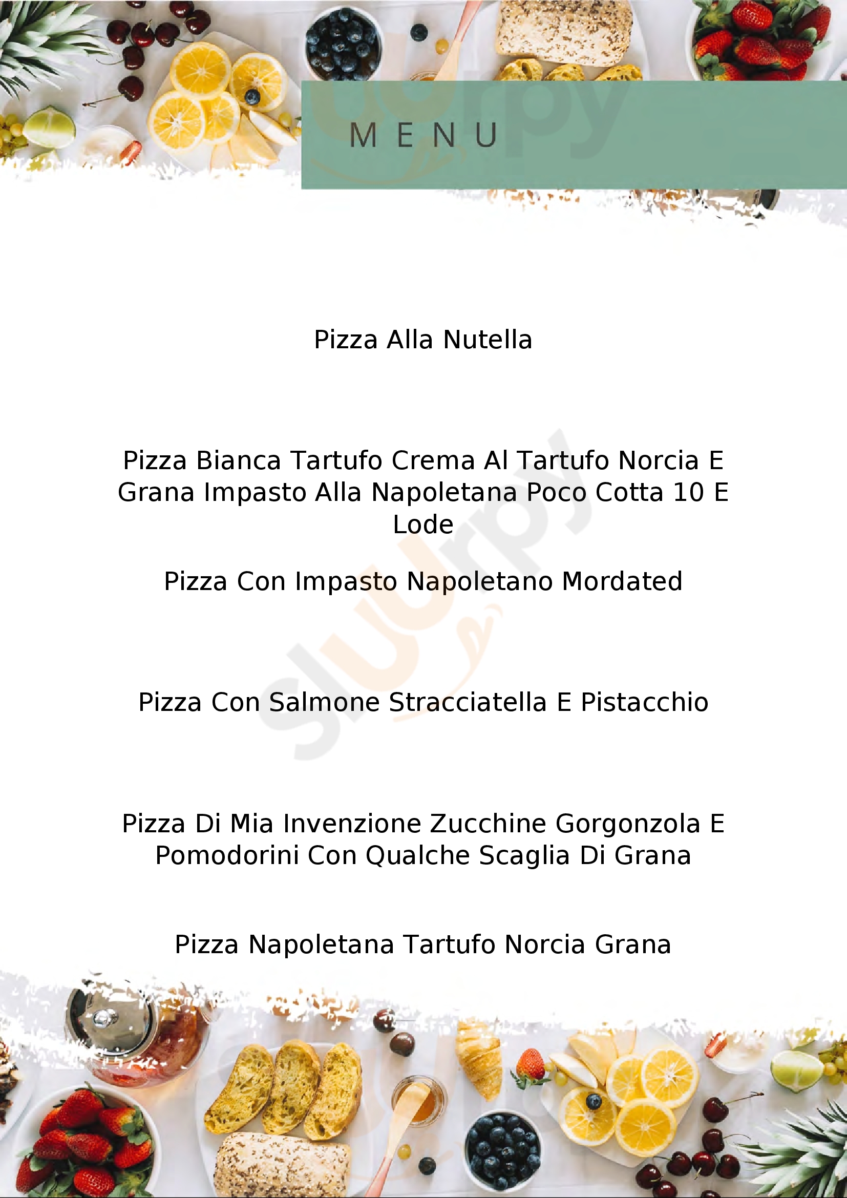 Pizzeria Lo Scugnizzo da Pasquale Molfetta menù 1 pagina