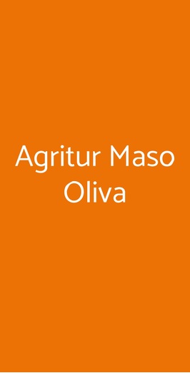 Agritur Maso Oliva, Mezzocorona