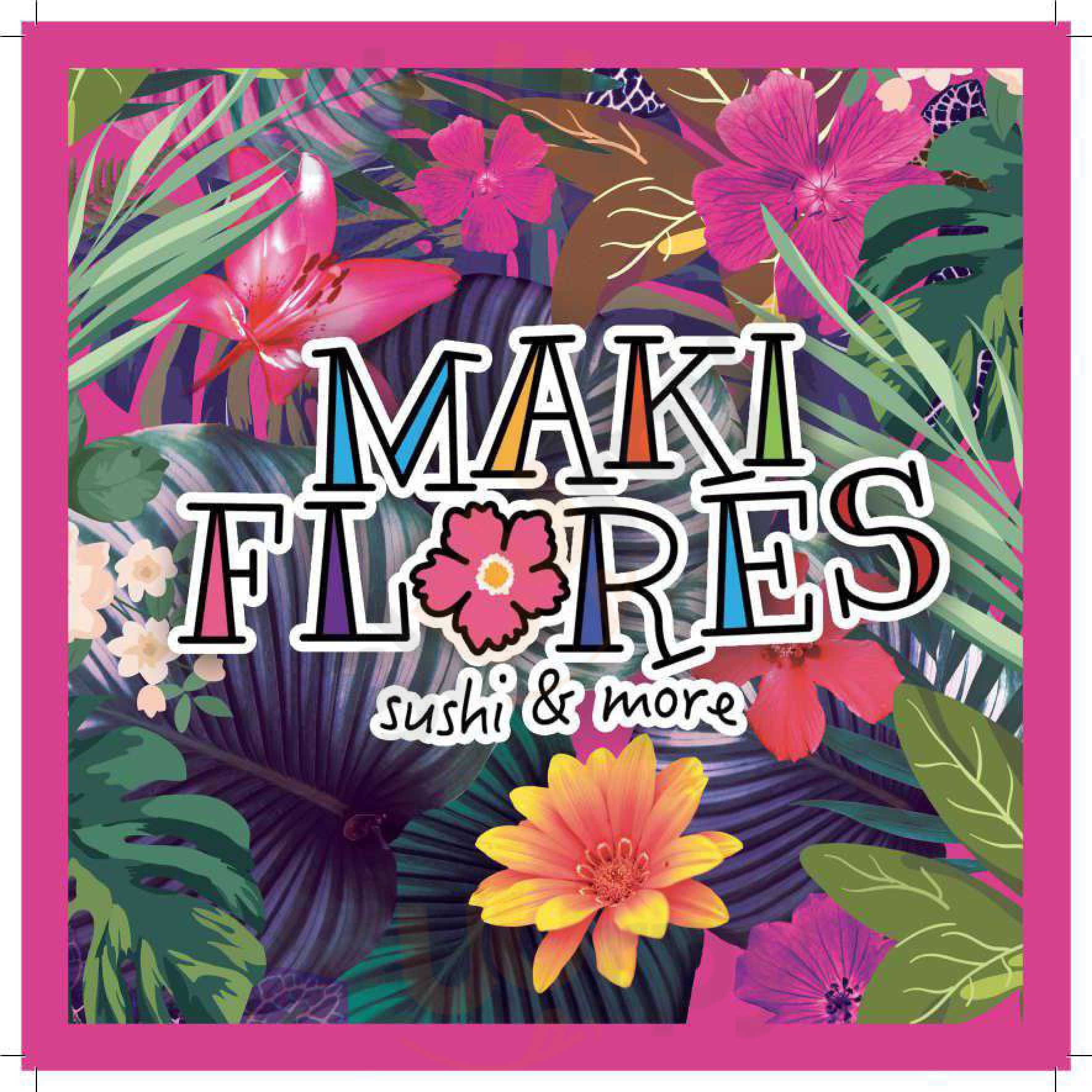 Maki Flores Rimini menù 1 pagina