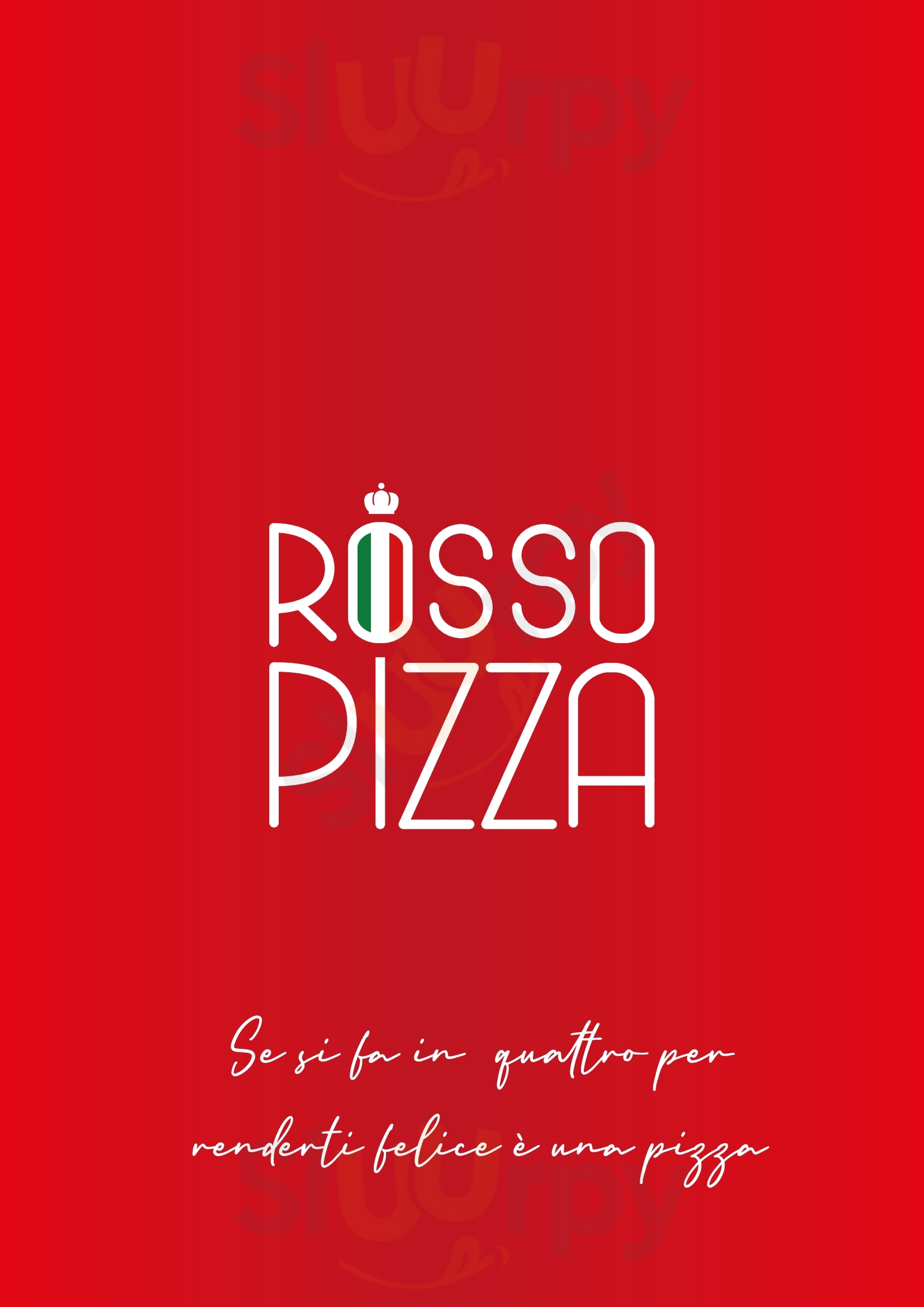 Rosso Pizza Castellammare Castellammare del Golfo menù 1 pagina