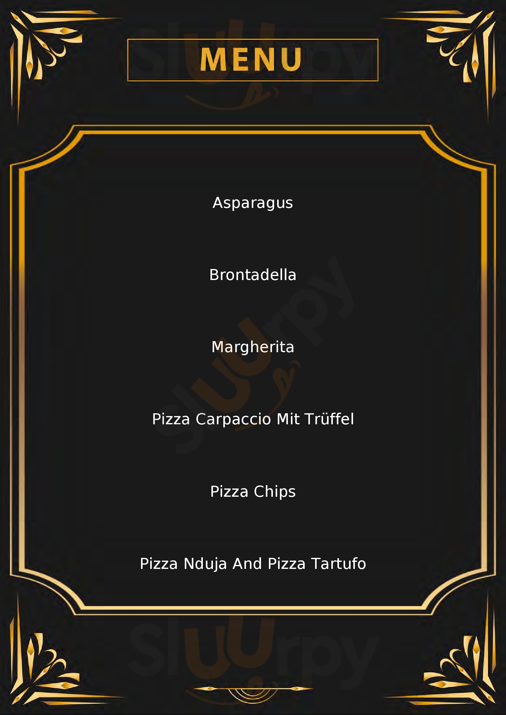 Habituè Loungebar Pizzeria Vieste menù 1 pagina