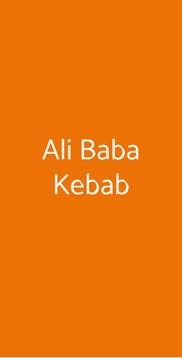 Ali Baba Kebab, Ferrara