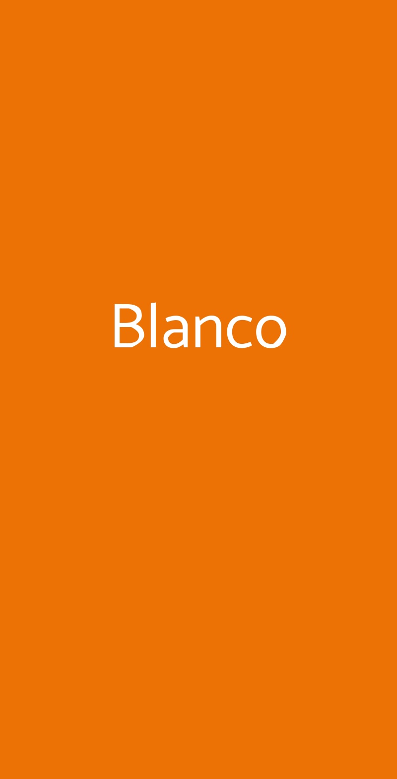 Blanco Pescara menù 1 pagina