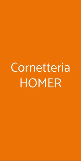Cornetteria Homer, Pescara