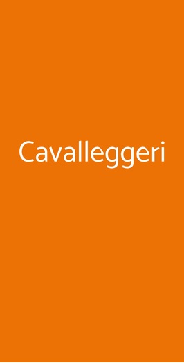 Cavalleggeri, Trento