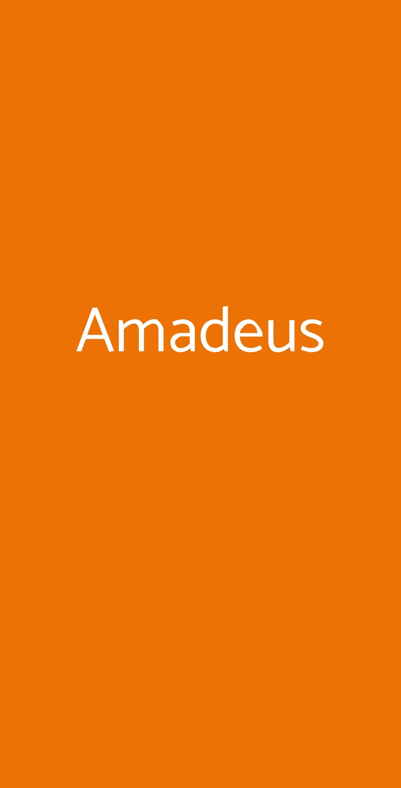 Amadeus Chieti menù 1 pagina