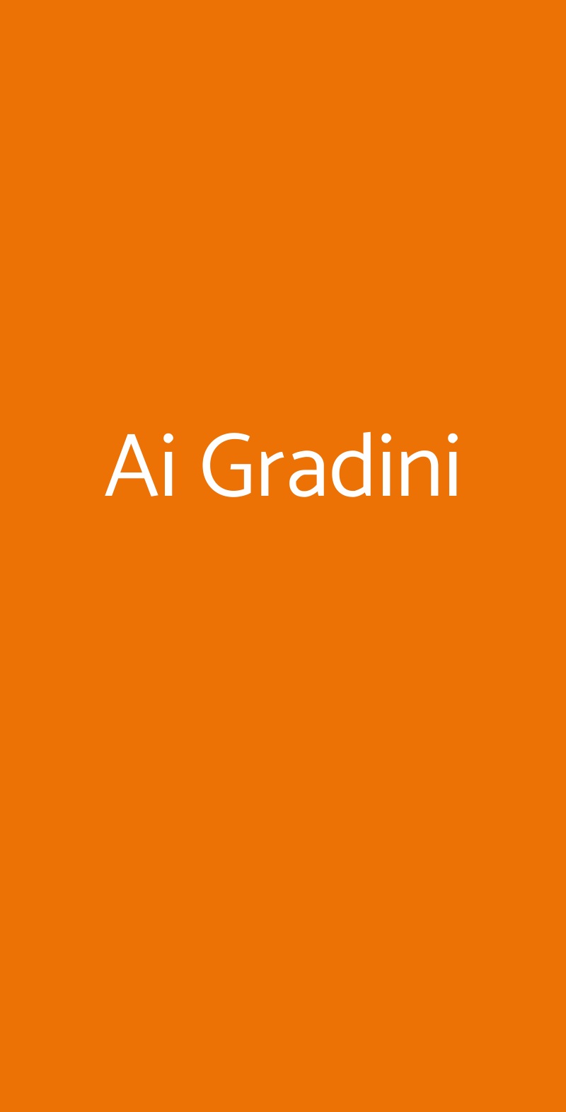 Ai Gradini Palermo menù 1 pagina