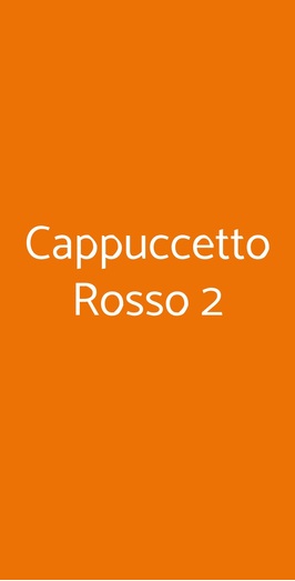 Cappuccetto Rosso 2, Palermo