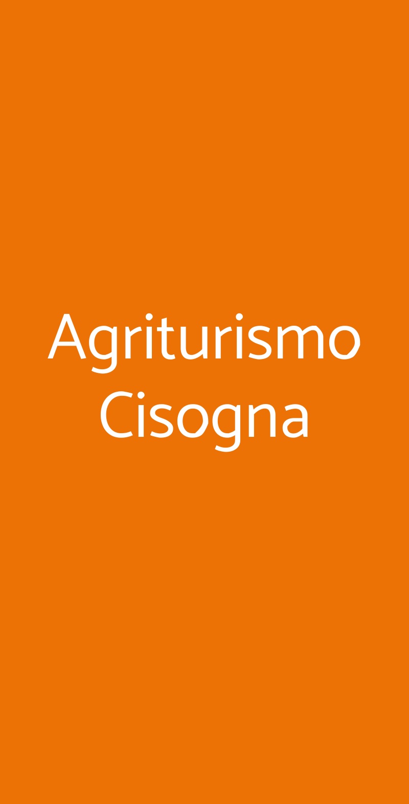 Agriturismo Cisogna Anagni menù 1 pagina