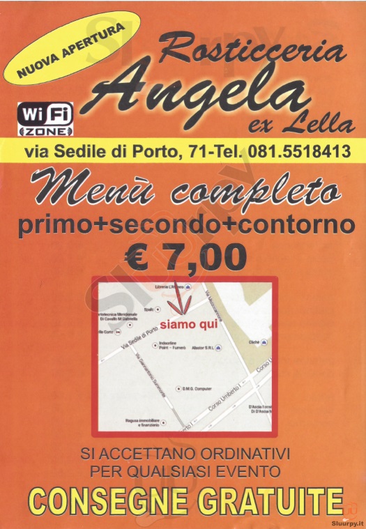 ROSTICCERIA ANGELA Napoli menù 1 pagina
