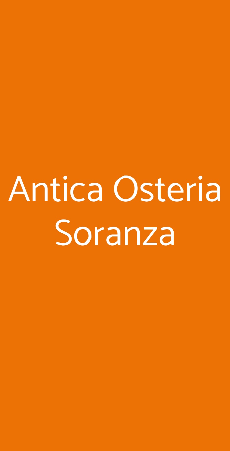 Antica Osteria Soranza Castelfranco Veneto menù 1 pagina