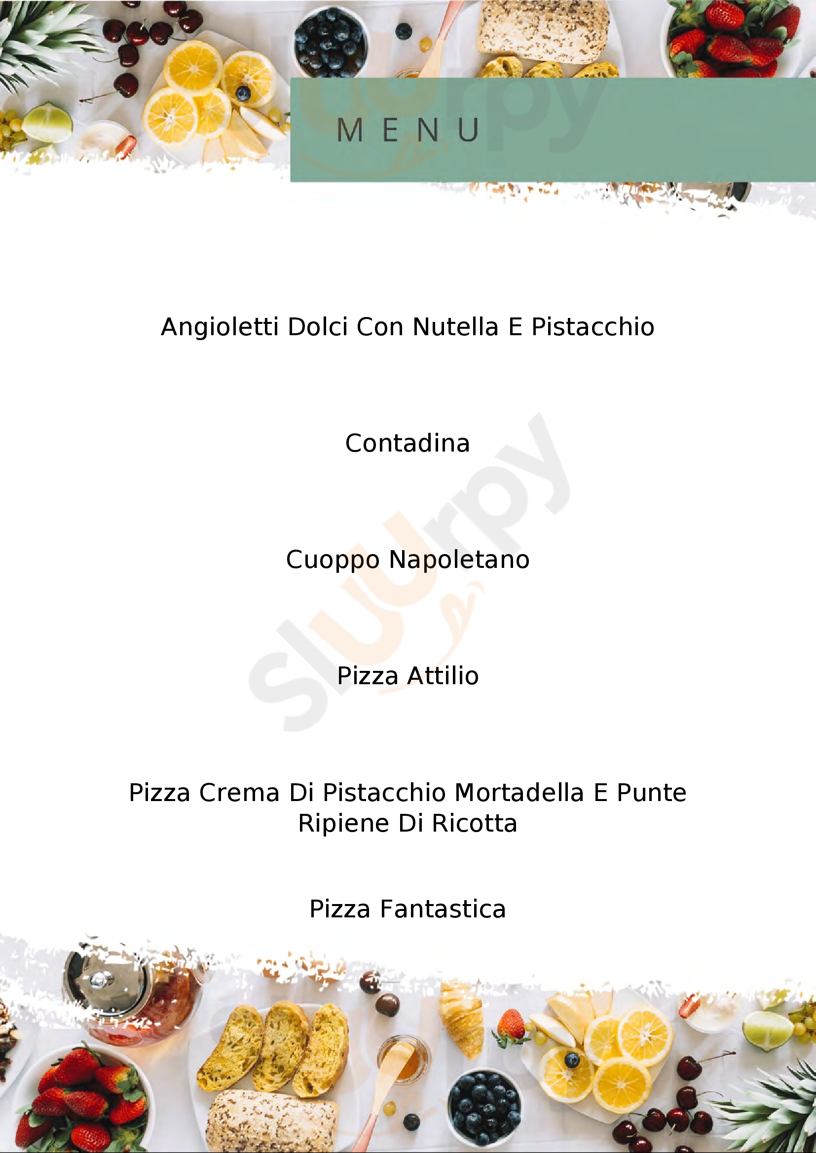 Checco Pizza Lecce menù 1 pagina