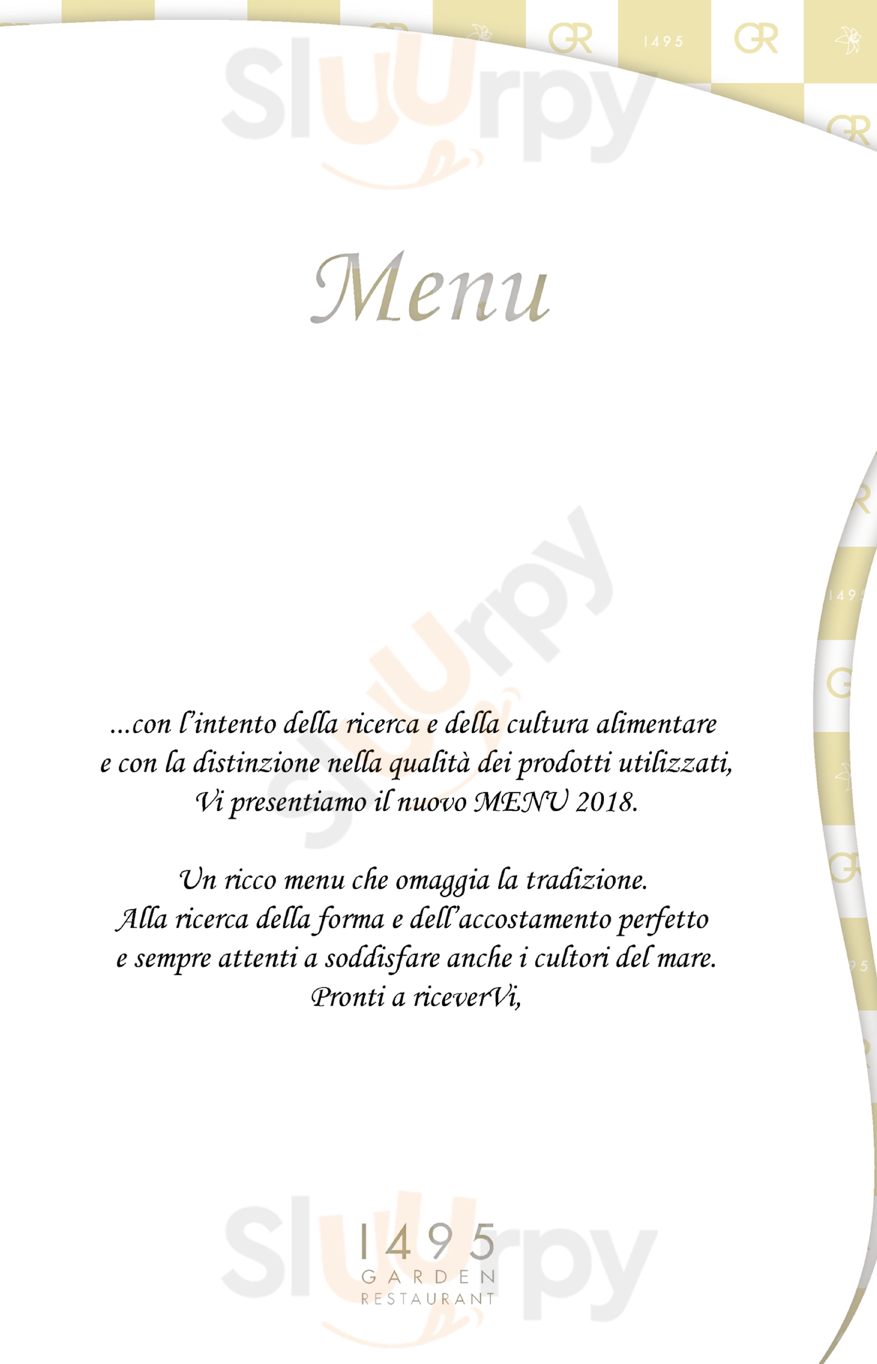 1495 Restaurant & Lounge Bar Scandiano menù 1 pagina