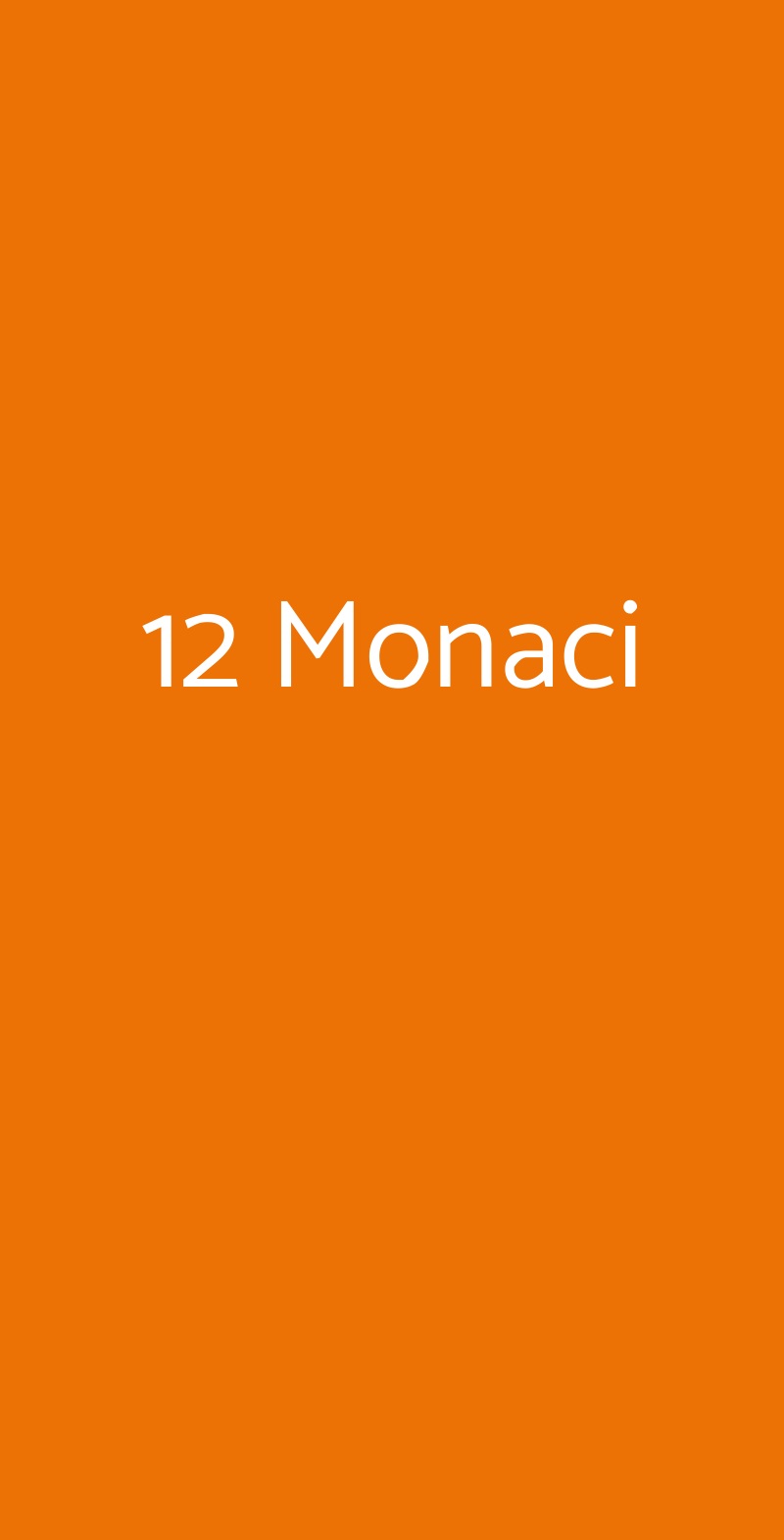 12 Monaci Fontevivo menù 1 pagina