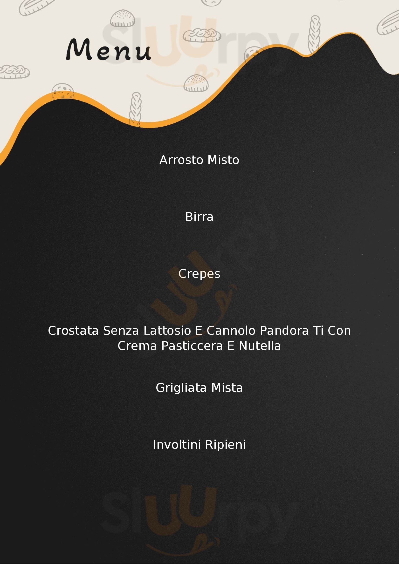 Braceria Toro Nero Lecce menù 1 pagina