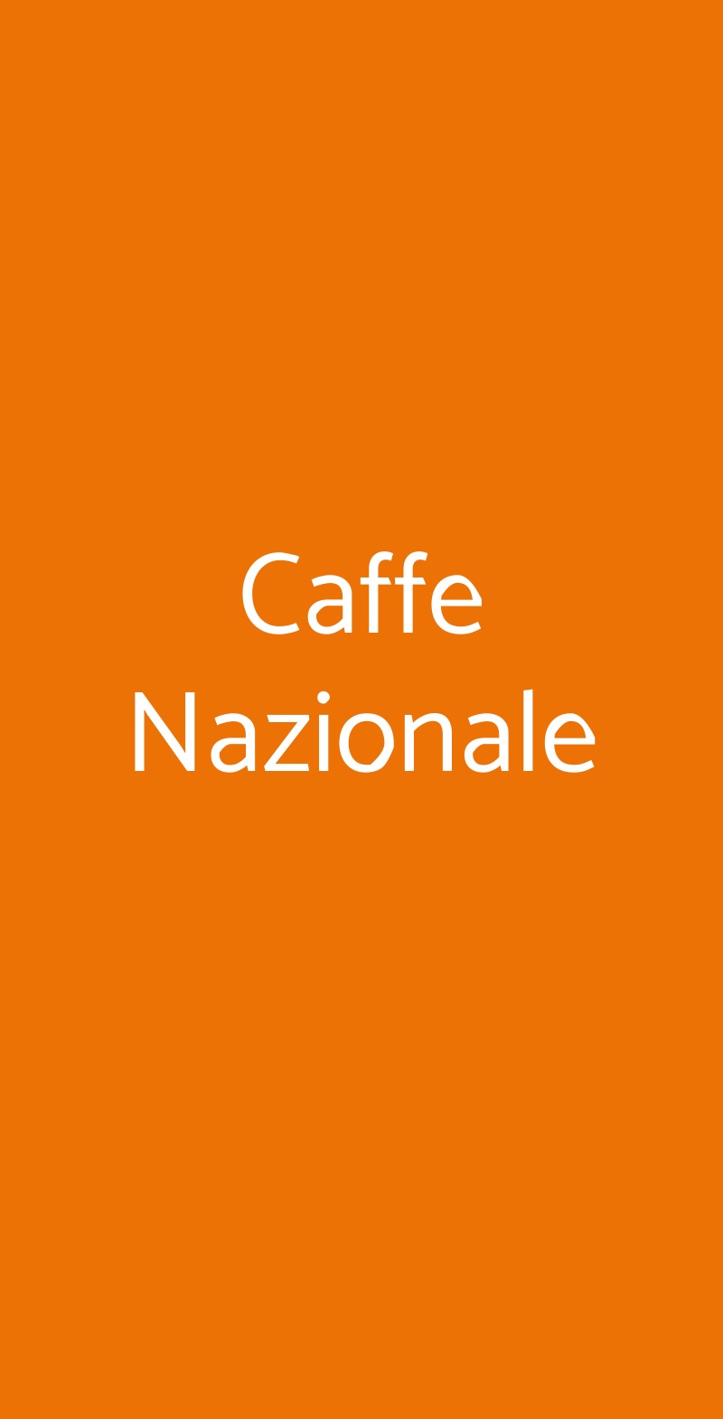 Caffe Nazionale Teggiano menù 1 pagina