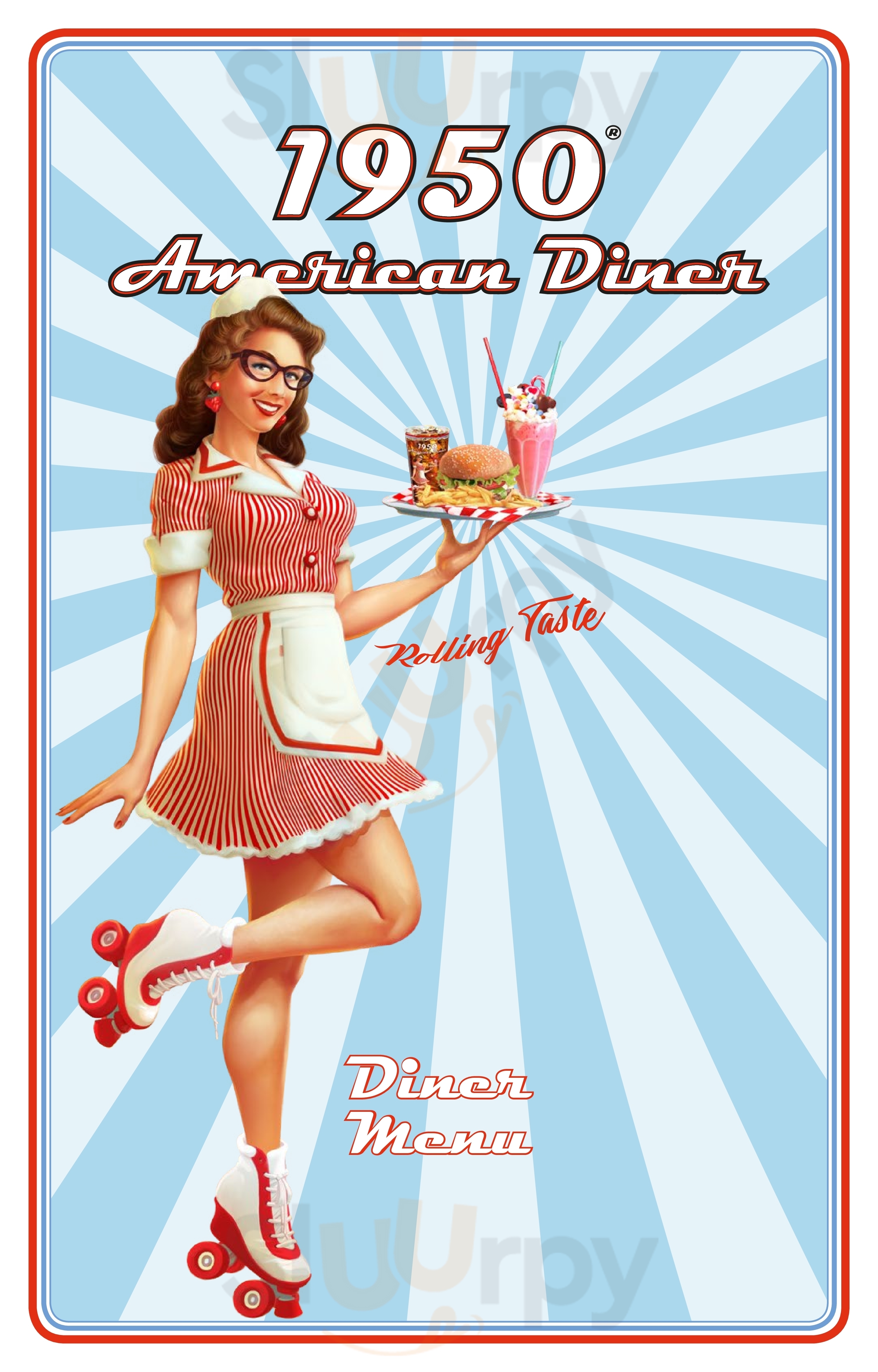 1950 American Diner Forte dei Marmi menù 1 pagina